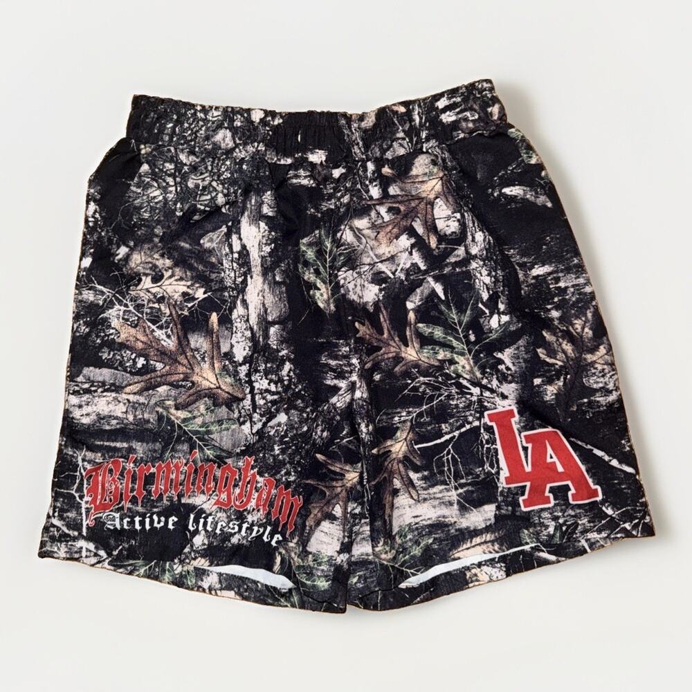 Realtree Camo Shorts 28x7 Streetwear Designer LA Punk Hardcore